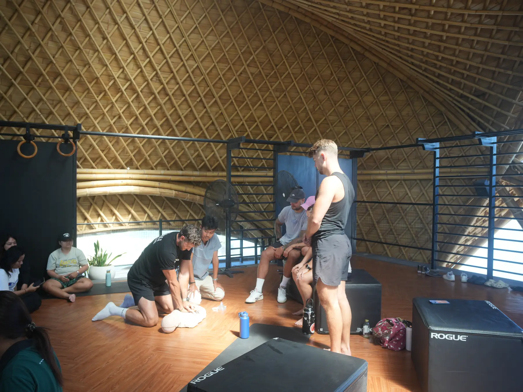 BLS training at BYND Fitness Club, session photo 2