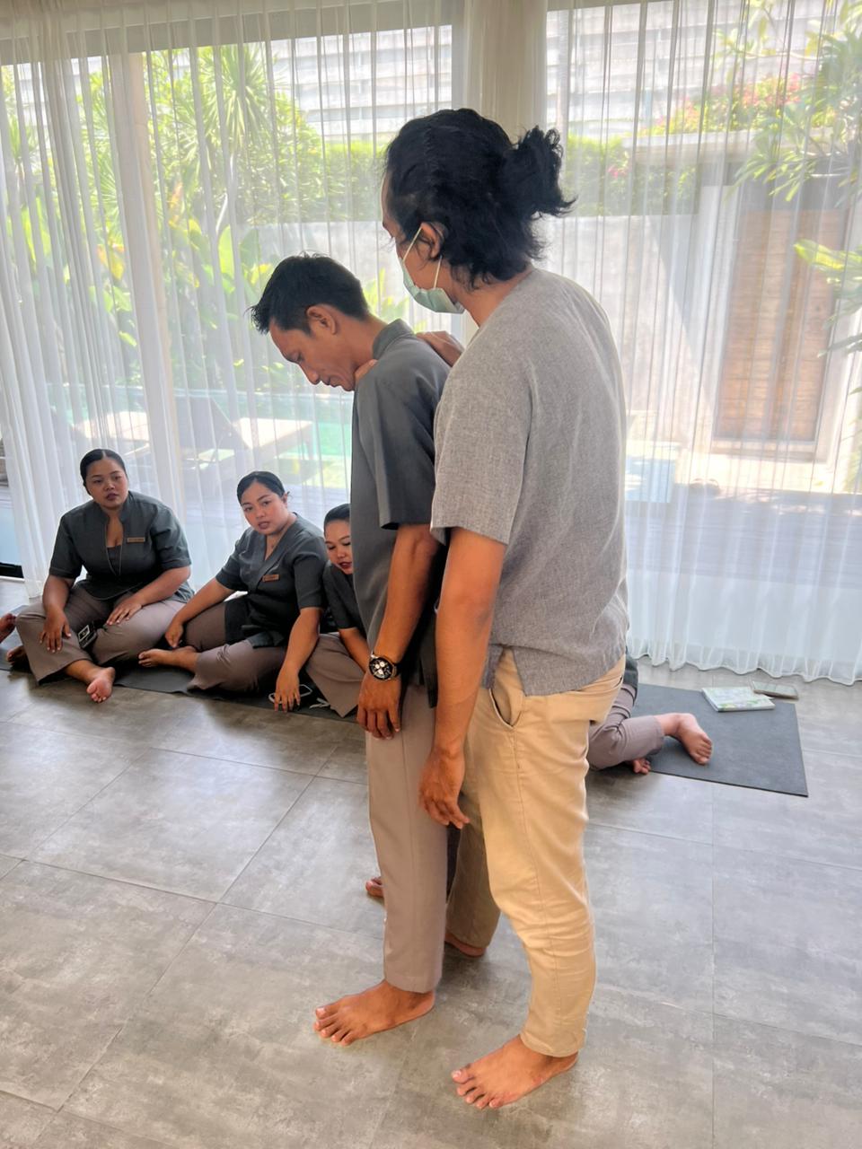 BLS training at Inspira Villa, session photo 1